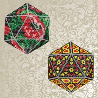 3d новогодние шары. наборы для выкладки стразами