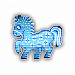 ATM129 Blue horse....