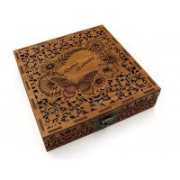 A box for reels or trinkets.